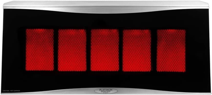 Bromic Heating BH0110003-1 Smart-Heat Platinum 500 Radiant Infrared Patio Heater, Natural Gas, 39800 BTU