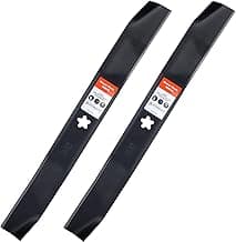134149 Mulching Blades for Craftsman 42 inch Mower Blade LT2000 LT1000 YS4500 Replace 422719 532134149 Husqvarna Poulan Pro 42'' Deck Riding Lawn Mower 5 Point Star (2 Pack)