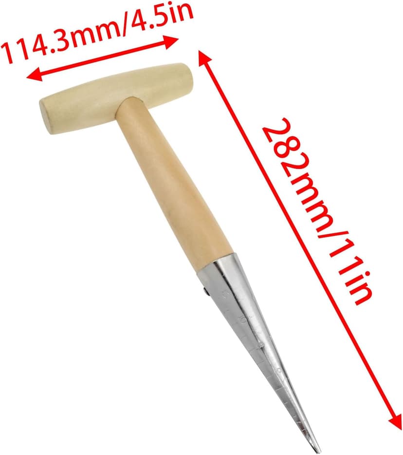 Garden Seed Planter Seed Planter Tool Seed Dibber Manual Garden Planter for Planting Vegetables and Flowers -1pcs