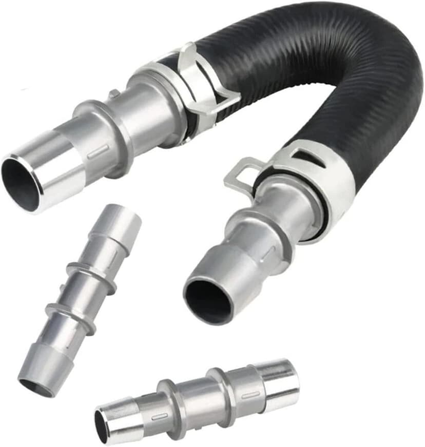 626-001 Upgrade Aluminum Engine Heater Core Bypass Kit with 5/8" 3/4"Hose Fit For Most Common Heater Hoses