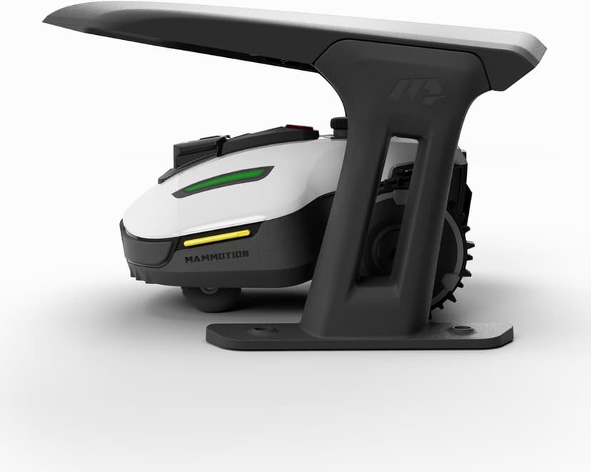 YUKA Mini 500H Robotic Lawn Mower with Garage Standard, Reception 0.12 Acre, Max Mowing 0.17 Acre, Ultrasense AI Vision+ RTK, Auto Mapping, 50% Slope, Cutting Height 2''~3.5'', 15 Mowing Zones