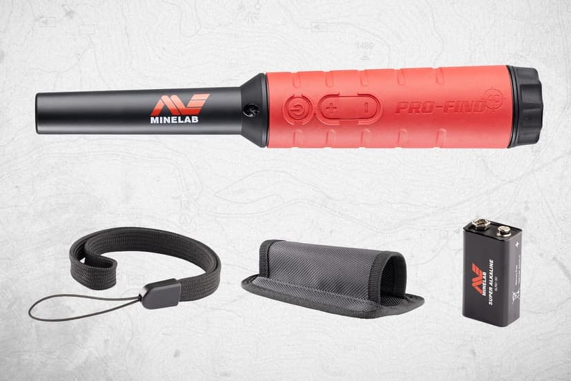 MINELAB PRO-FIND 40 Waterproof Pinpointer Metal Detector for Experts with Tone ID & Adjustable Sensitivity (Built-in Flashlight, Holster & Lanyard Included)