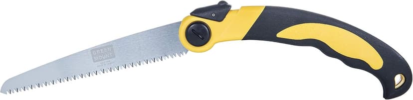 GREEN MOUNT Folding Hand Pruning Saws 9 inch for Tree Branch Cutter, Camping Saw Cutting Wood