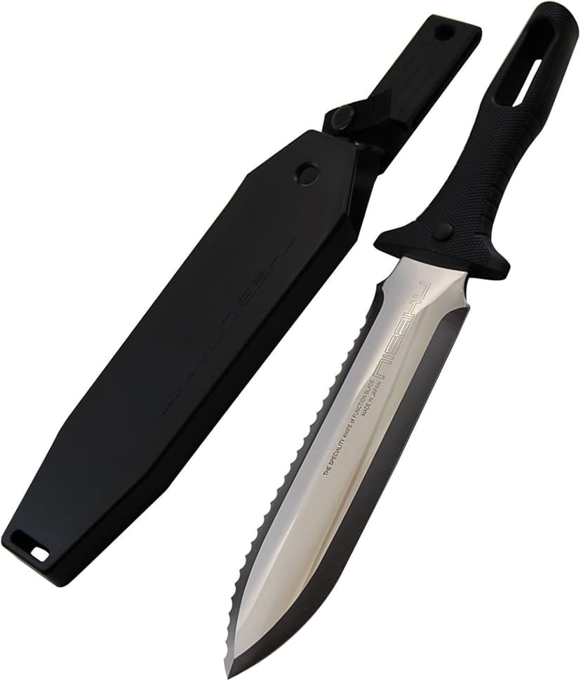 NJP801 Yamagatana S Hori Weeding & Digging Knife HRC58 Hardened Japanese Stainless Steel, 7.25-Inch Blade 5.5-Inch Ergonomic Plastic Handle