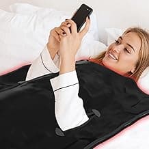 Buyplus Infrared Sauna Blanket, Portable Infrared Blanket for Relaxation, Sauna for Home Use with 95-167°F Temp Range & 30-60 Minutes Timer, 6'Lx2.6'W