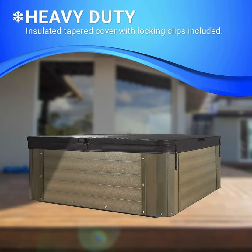 Essential Outdoor Hot Tub, 28-Jet Edgewater® 2023 Hot Tubs, Seats 5-6, Seating with Passive Therapy and Soothing Massage Features, Driftwood