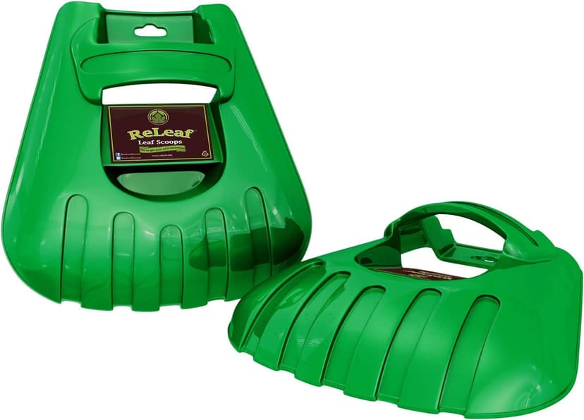 GARDEASE ReLeaf Leaf Scoops: Ergonomic, Large Hand Held Rakes for Fast Leaf & Lawn Grass Removal