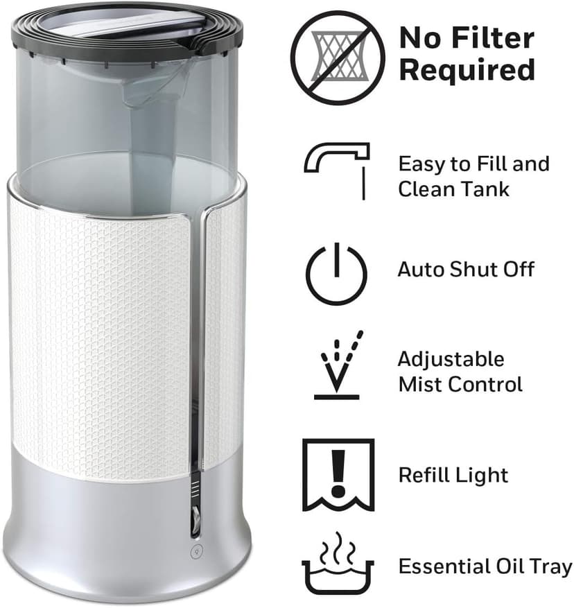 PUR Honeywell Designer Series Cool Mist Humidifier, White