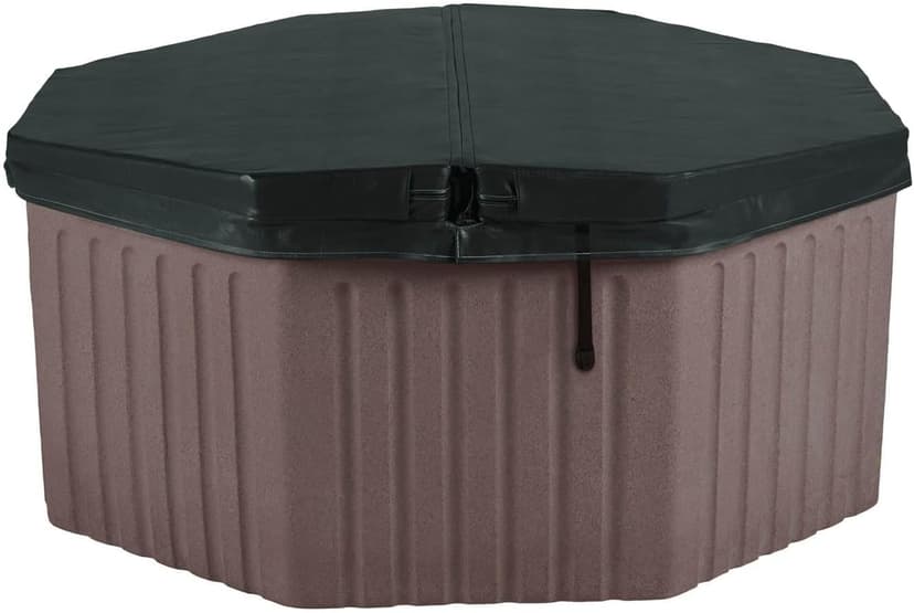 AquaLife Invi 5-Person Hot Tub – 20-Jet Plug-and-Play Spa with LED Lights, Includes Insulated Cover & GFCI Cord for Easy Setup