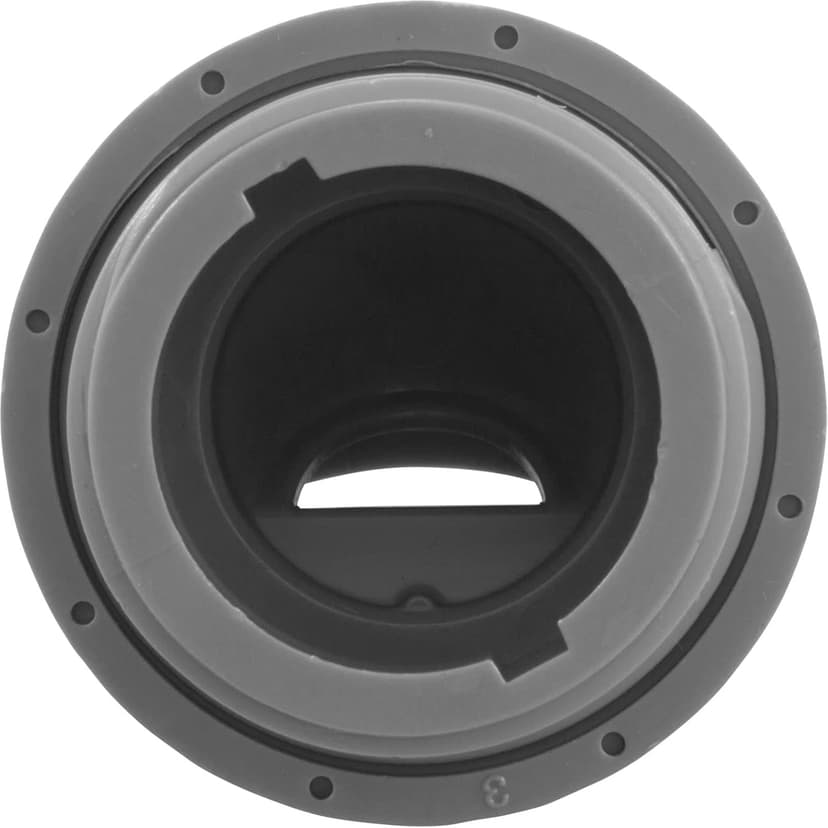 Inlet Fitting, Infusion Venturi, 1-1/2"mpt, Light Gray