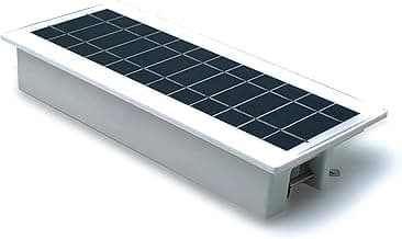 STKR Concepts EZ Home Security Solar Flood Gutter Light White