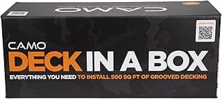 Camo Deck in a Box Hidden Deck Fastener Kit for Composite Decking, 500 sq ft Coverage, 900 hidden fasteners, 3 board benders, and one Stand-Up fastening tool.