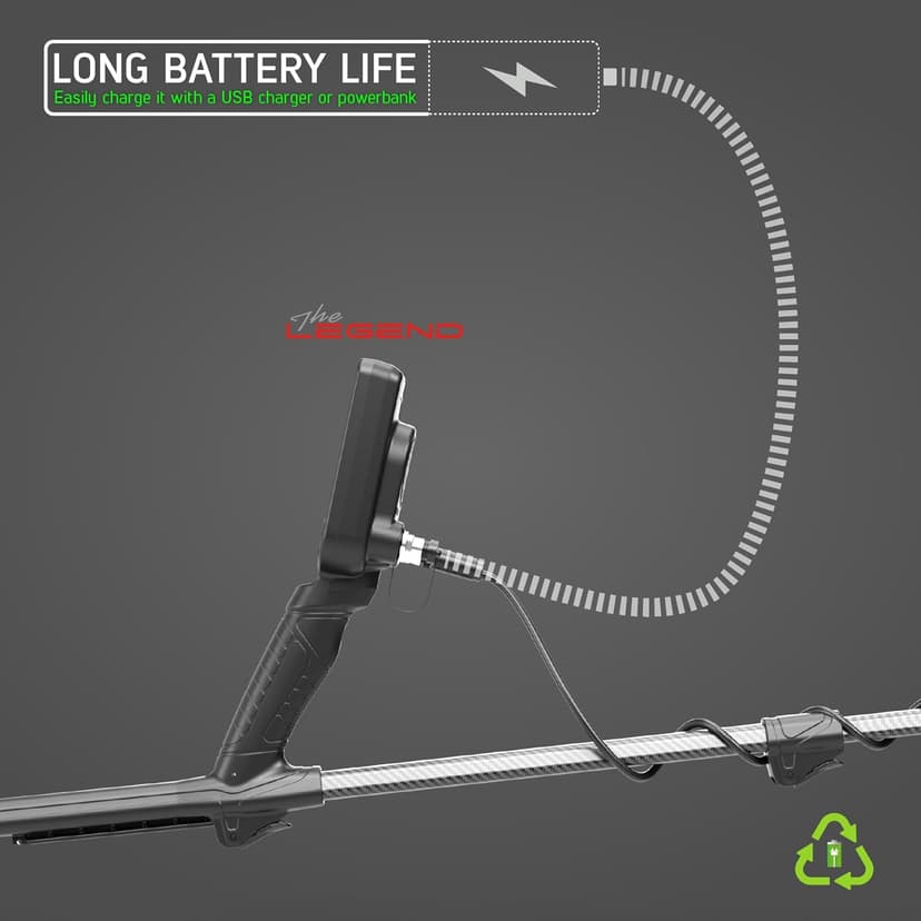 Nokta The Legend Metal Detector, Waterproof Detector for Adults with 12" Coil