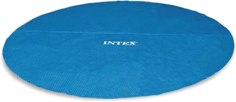 INTEX 28013E Solar Pool Cover: for 15ft Round Easy Set and Metal Frame Pools – Insulates Pool Water – Reduces Water Evaporation – Keeps Debris Out – Reduces Chemical Consumption