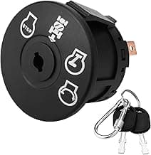 Ignition Switch 4 Position for Craftsman, Husqvarna, AYP, Sears, Poulan Pro Riding Lawn Mower Tractor 193350 532193350