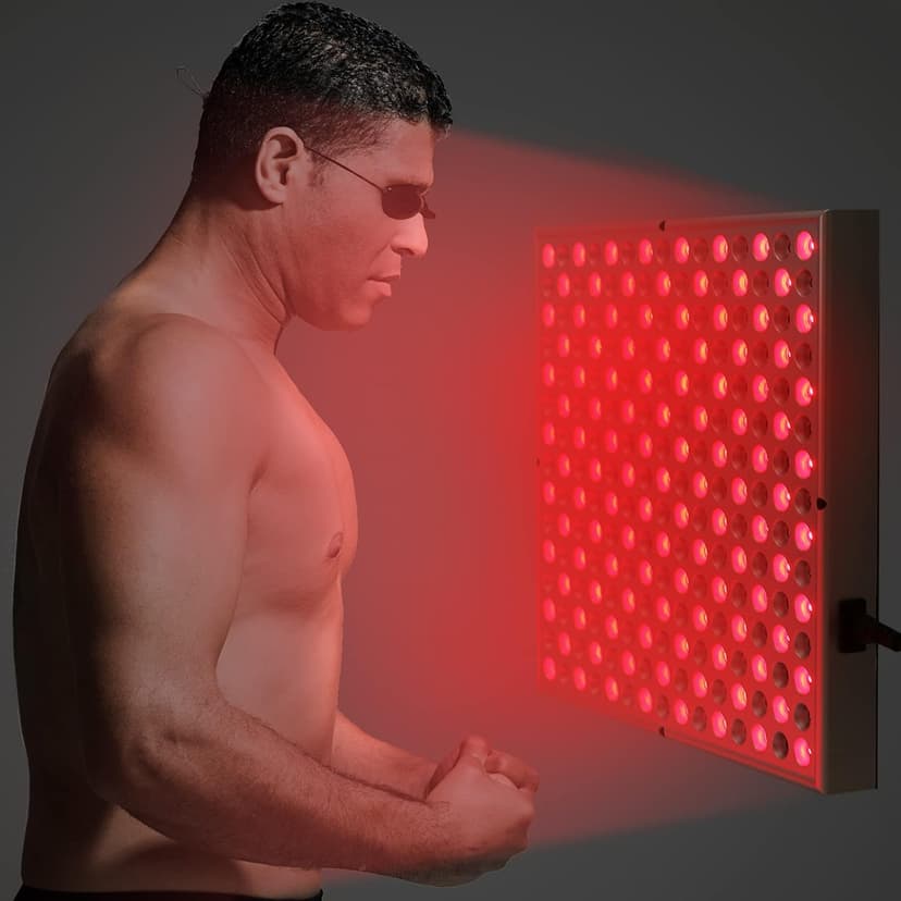 LED Red Light Therapy Device - 45W LED Panel Deep 660nm & 850nm Light Combo for Skin Beauty, Muscle & Joint Pain Relief
