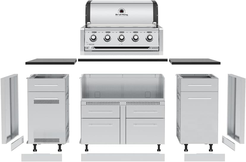 Broil King 886717 Regal S 520, Natural Gas (NG), Stainless Steel, Black