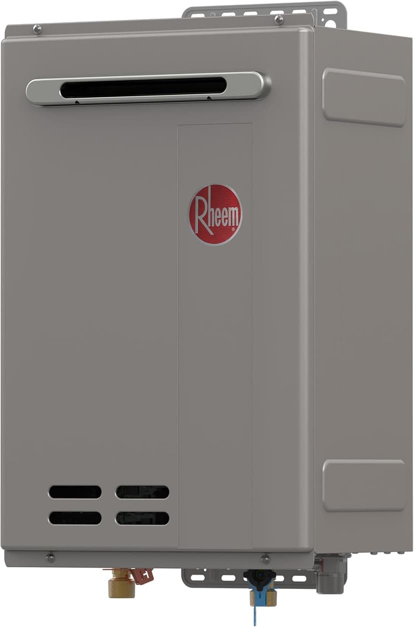 Rheem RTG-84XLN-3 High Efficiency Non-Condensing Outdoor Tankless Natural Gas Water Heater, 8.4 GPM