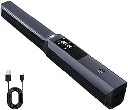 SUNPOW Metal Detector Pinpointer Rechargeable for Adults & Kids, Adjustable Sensitivity, IP68 Fully Waterproof, 360° Detection, 4 Modes - Handheld Pin Pointer Wand with LCD Screen - NXGD01