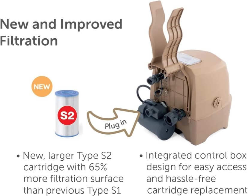 INTEX 28425EH PureSpa Bubble Massage Spa Set Outdoor Inflatable Portable Hot Tub, Includes Energy Efficient Spa Cover, Saltwater System Ready, 4 Person, 77in x 28in