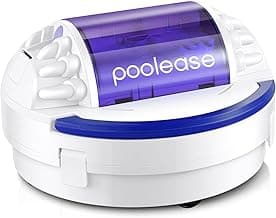 X1 Cordless Pool Cleaner Robot, Robotic Pool Vacuum for Above/In Ground Pool, 45W Dual-Motor, Self-Parking, Enhanced with 2L Debris Capacity (White and Purple)