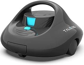 (2025 Upgraded) TALOSBO Pleco Se Cordless Pool Vacuum Cleaner Up to 130 Mins Runtime, Robotic Pool Cleaner with 2.5H Fast Charge, Ideal for Flat Above Ground and Inground Pools up to 861 Sq. Ft.