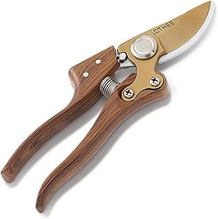 Lothee Japanese Gardening Scissors Made in Japan, Carbon Steel Flower Pruning Shears Heavy-duty Gardening Scissors, for Pruning Plants
