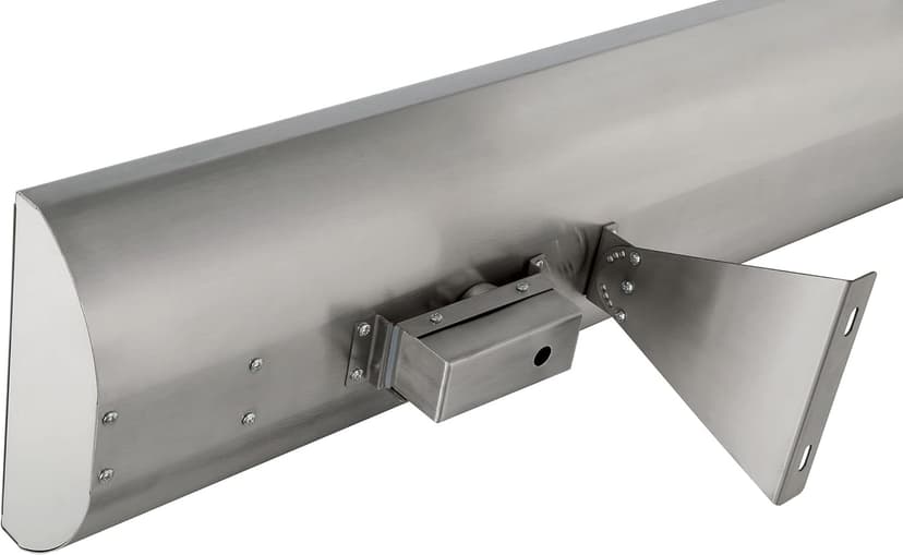 Eurofase Heating 5000 Watt Electric Infrared Dual Element Heater-240 Voltage-Stainless Steel Finish-No Fascia Decorative Fascia