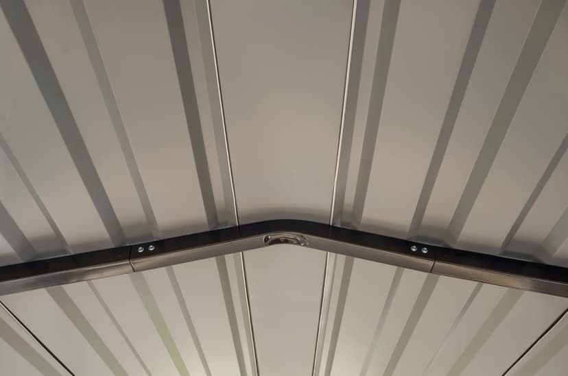 Arrow 10x15x9 3 Sided Carport Charcoal
