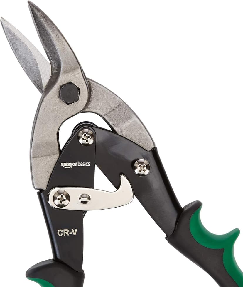 Amazon Basics 3-Piece Aviation Snip Set - Left, Right and Straight Cut