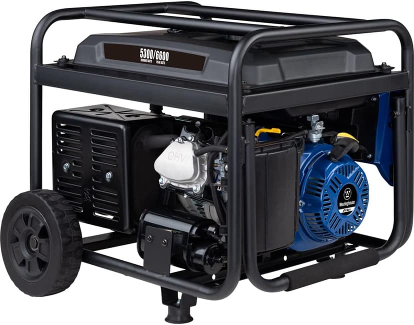 Westinghouse 6600 Watt Home Backup Portable Generator, Remote Electric Start with Auto Choke, Transfer Switch Ready, RV Ready, CO Sensor