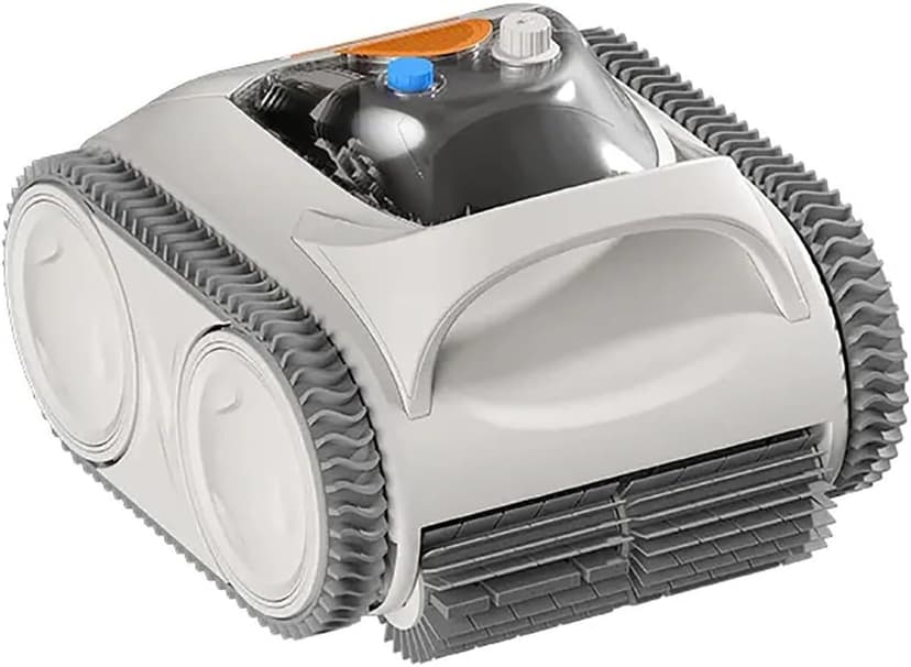 Wall and Waterline Cleaning Vacuum Pool Vacuum, Cordless Pool Robot or Inground Pools, 300+L/MIN Large Suction Last 150 Mins, up to3500 sq.ft, 0-90° Wall-Climbing