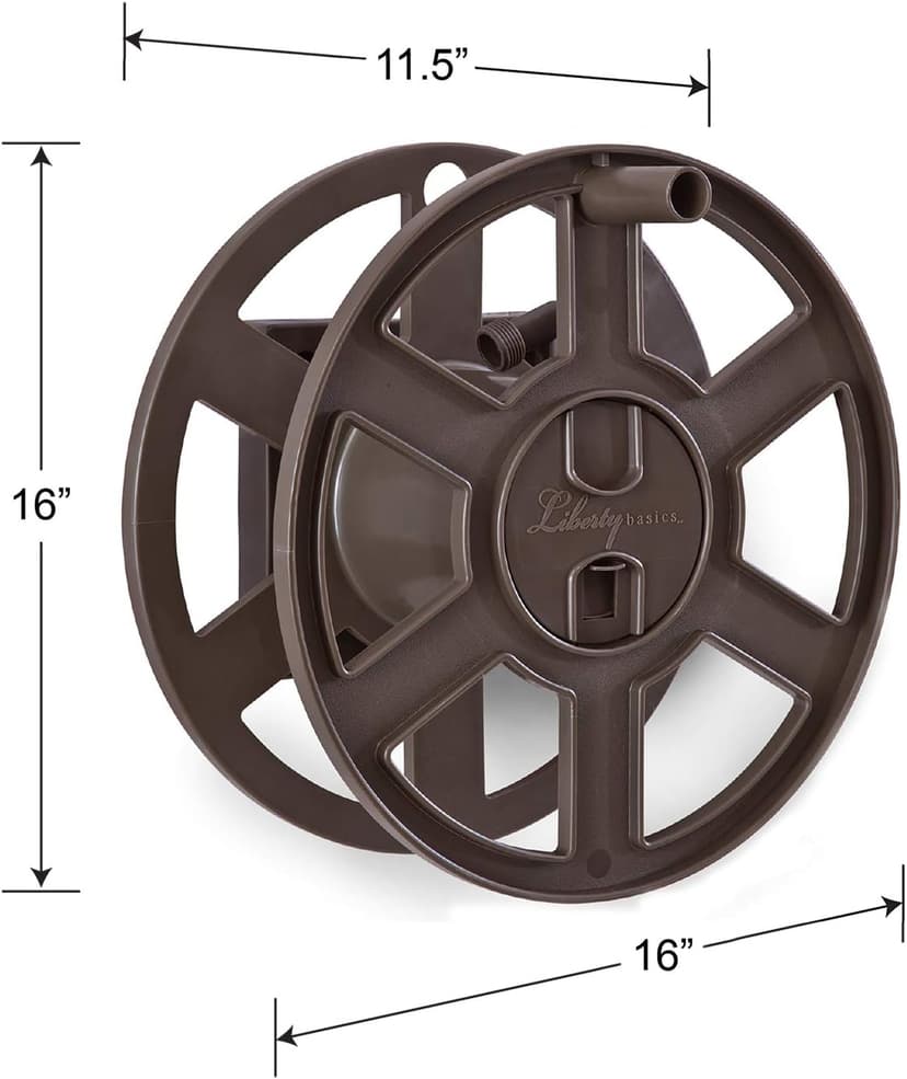 Liberty Basics 510 Wall Mount Hose Reel, Bronze