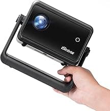 [Electric Focus] Mini Projector with WiFi and Bluetooth,1080P Portable Projector, iSinbox Outdoor Movie Projector for Bedroom/ Phone/ Laptop 200" Screen 15000LM Ceiling Projector Adjustable