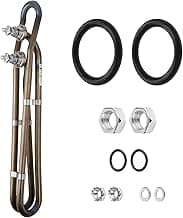 5.5kw 240v Titanium Hot Tub Heater Element for Balboa Spa Heater Element, Replacement Flo-Thru Universal Hot Tub Heater Element, Also for Spa Electric Heater Element Replacement (5.5kw)