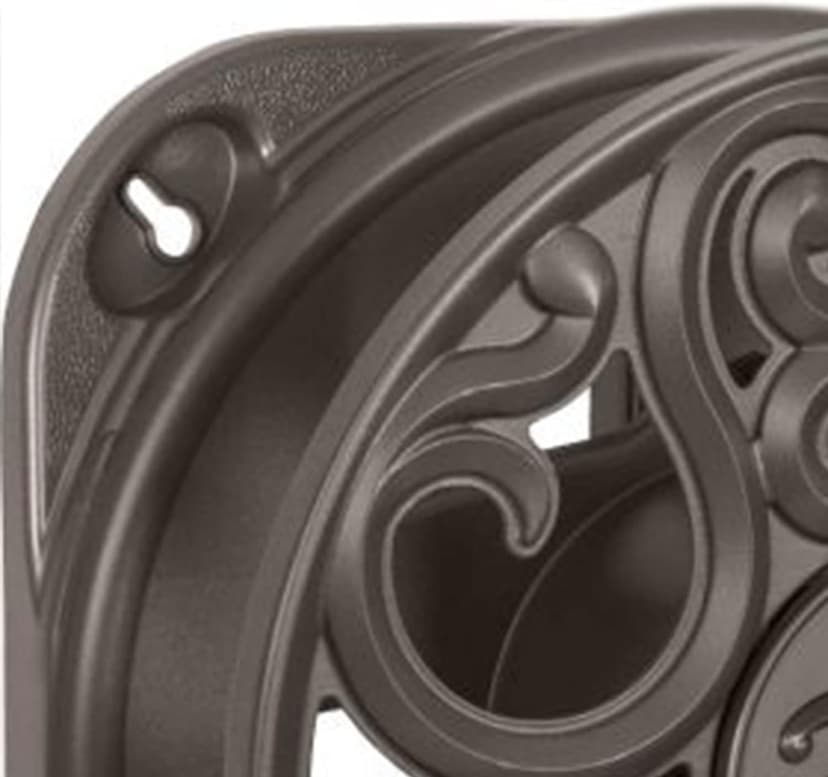 Suncast Sidewinder Side Scroll 60' Garden Hose Reel, Bronze