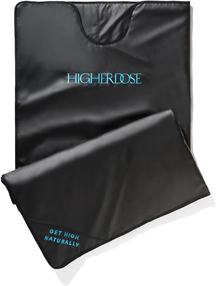 HigherDOSE Infrared Sauna Blanket - Personal Sauna to Relax & Detox Your Body and Mind - Portable Sauna Blanket for Home Sauna Therapy - Plush Thermal Blanket with Far Infrared Heat