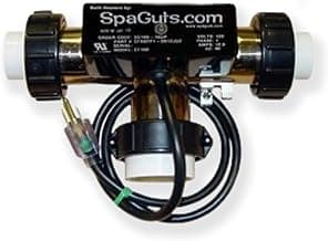 Spaguts 25-150-0003 T-Style Universal Bath Heater Kit, 1.5KW 110V, 7x1.5 inches, with Built-in Pressure Switch