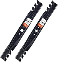 942-04308-X 942-04308 Mulching Blades for Troy Bilt Pony Bronco Cub Cadet 42 inch Deck Riding Tractor Zero Turn Mower XT1 ZT1 42 Lawn Mower Replace 942-0616 742-0616 942-04126 (6 Point Star)