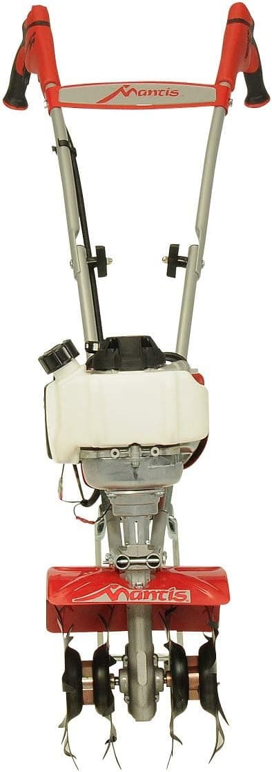 Mantis 7940 4-Cycle Tiller Cultivator Powered by Honda – Lightweight, Powerful and Compact - No Fuel Mix, Sure-Grip Handles – Built To Be Durable and Dependable