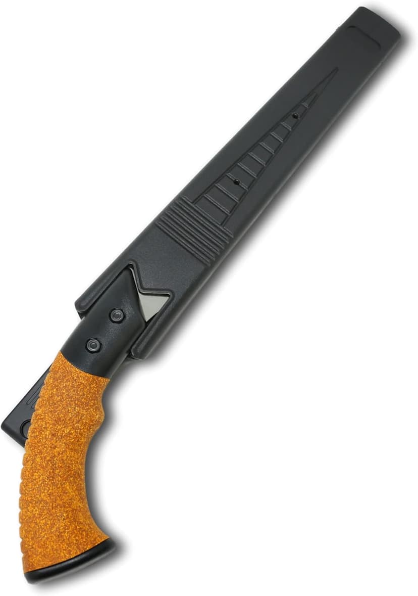 KAKURI Japanese Pruning Saw with Sheath 8.2" Made in JAPAN, Japanese Hand Pull Saw for Gardening and Camping, Non-Slip Cork Handle