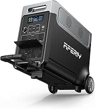 AFERIY 3840Wh Portable Power Station,120V AC Outlets x 5,2.5H Fast Charge,3600W LiFePO4 Battery Power Station,Solar Generator for Home Use,Outdoor Camping,Power Outage,Camping,RV,Emergencies