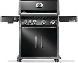 Napoleon Rogue PRO 525 Propane Gas Grill with Infrared Side Burner, Black - 5 Burners