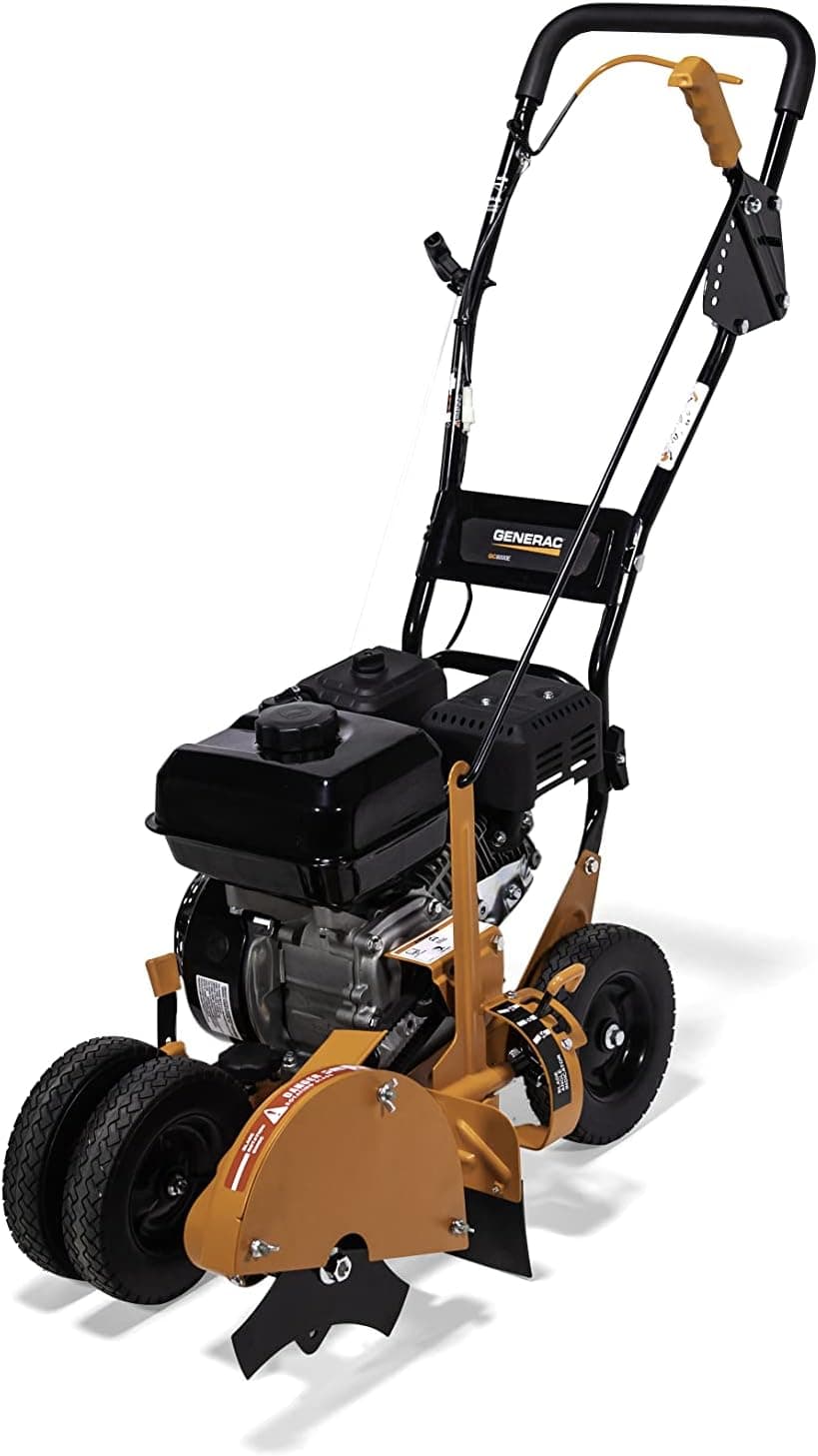 Generac LER1135GMNG 9" Edger - High-Powered 163cc Engine, Start With Ease - Precision Bevel Cutting, Easy Curb Hopping, 6-Depth Adjustments, 4-Wheel Control for Edging with Ease
