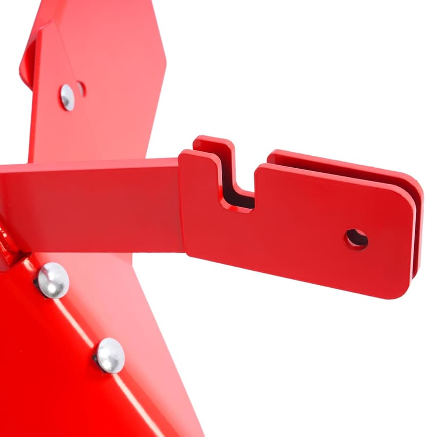 Hiller Furrower Kit for Rear Tine Tiller W/Adjustable Wing Fit for Land Reclamation 3 Kinds Connection Red Steel Replacement for 15683 Hiller-Furrower