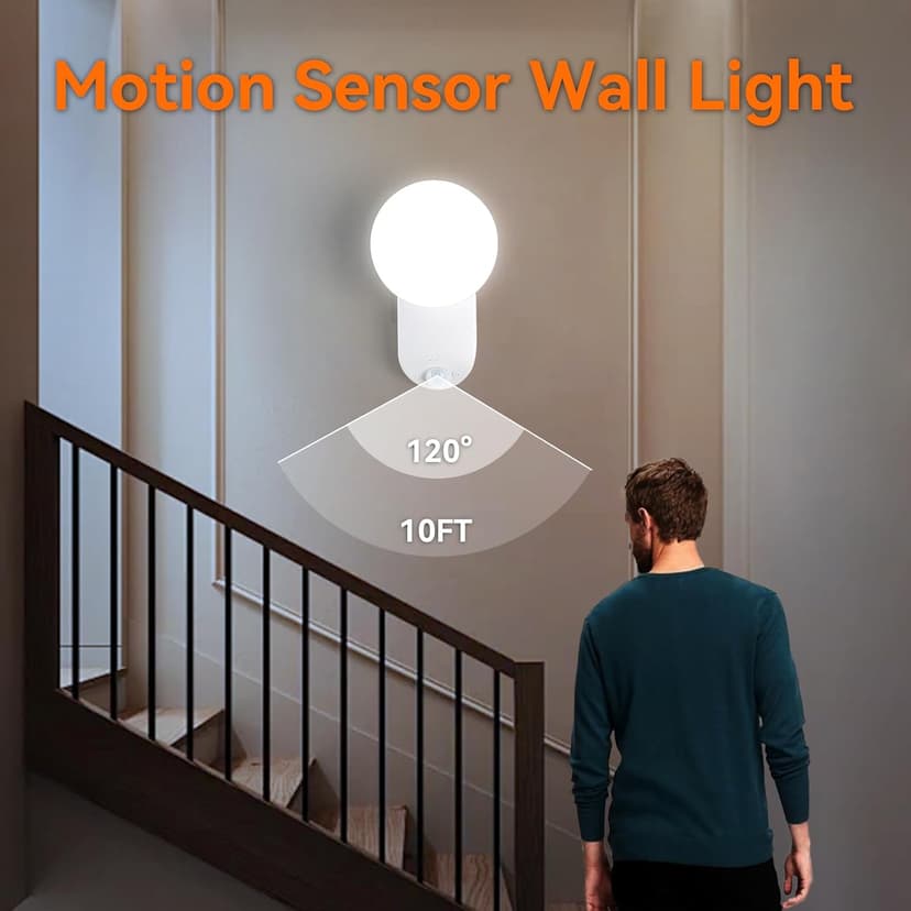 Rechargeable Motion Sensor Wall Light with Remote - Magnetic Wireless Closet Lights with Adjustable Lighting & Angle, Battery Operated Motion Sensor Light for Closet Pantry Garage Shed Stairs Hallway