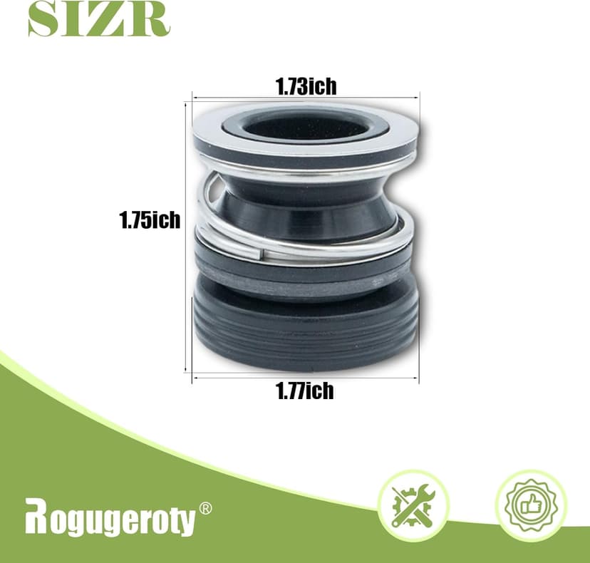 PS-201 SPX1600Z2 3/4" Shaft Seal Compatible with Swimming Pool Pump PS-201 SPX1600Z2 AS201 (2 Pack)