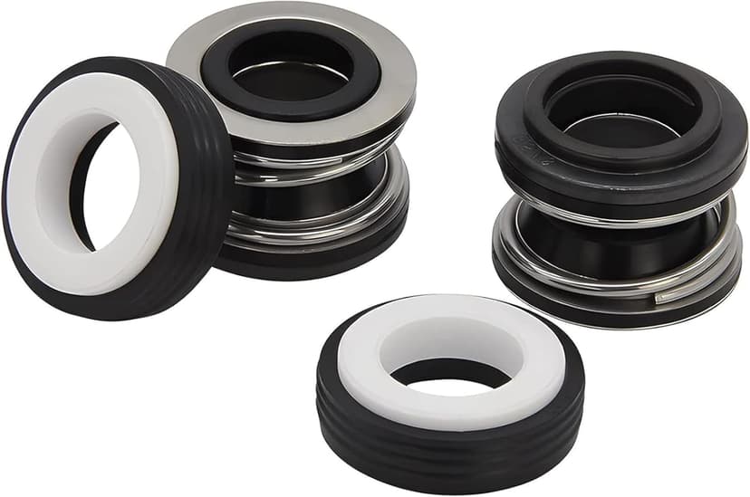 Approximately 5/8 ""Shaft Seal Replacement XP2 PS-200 (2/Pack) for 354545 AquaFlo Flo Main Pool and spa Pump, black