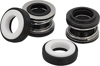 Approximately 5/8 ""Shaft Seal Replacement XP2 PS-200 (2/Pack) for 354545 AquaFlo Flo Main Pool and spa Pump, black