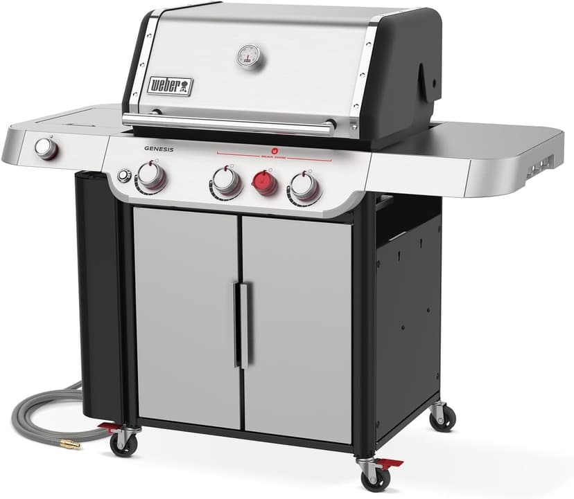 Weber Genesis S-335 Natural Gas Grill, Stainless Steel
